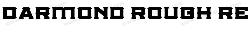 Darmond Rough Regula字体转换